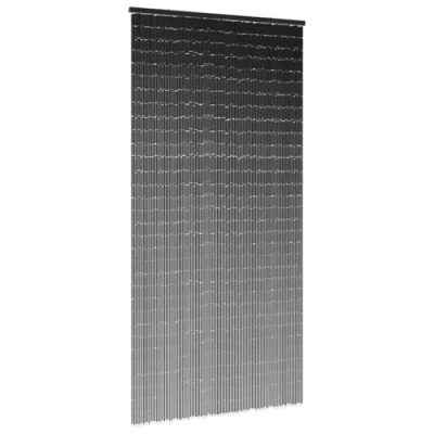 Afbeelding van vidaXL Insectengordijn 90x220 cm bamboe donkergrijs