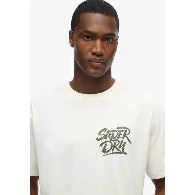 Afbeelding van Superdry Tshirt print, Heren, Maat: Medium, Off white