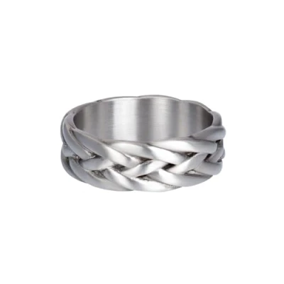 Afbeelding van iXXXi Men Herenring Tesla Antiek zilver 19mm