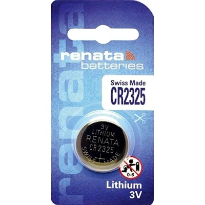Afbeelding van CR2325 Knoopcel Lithium 3 V 190 mAh Renata 1 stuk(s)