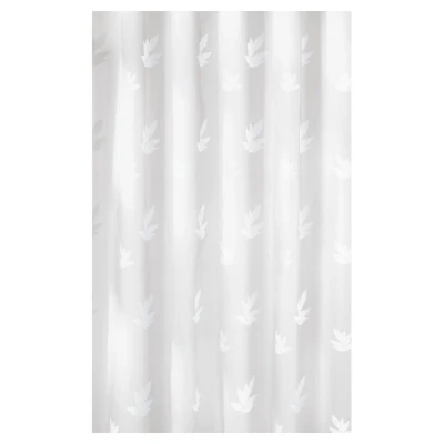 Afbeelding van Kleine Wolke douchegordijn Canton wit 180x200 cm