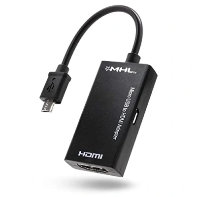 Afbeelding van Micro USB naar HDMI Adapter MHL Compatibel met Samsung Galaxy S2 i9100 HTC EVO