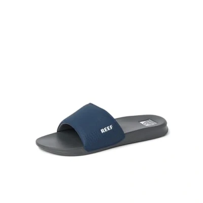 Afbeelding van Slipper Reef Men One Slide Navy White Schoenmaat 44