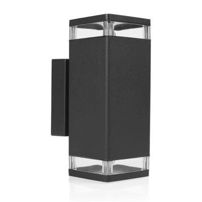Afbeelding van Smartwares OOL 50019 Wandlamp Buiten (Zwart, Tweezijdig)