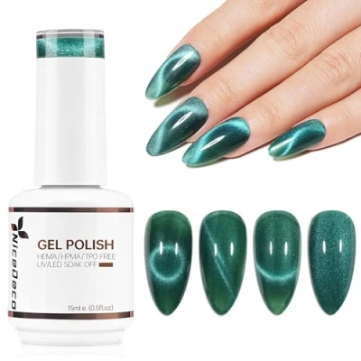 Afbeelding van Nicedeco Hema Free Cat Eye Gel Nagellak Semi Permanent Nail Polish 15ML Cruelty UV (314)