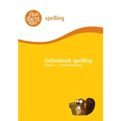 Afbeelding van Oefenboek Spelling Groep 3 1e helft schooljaar