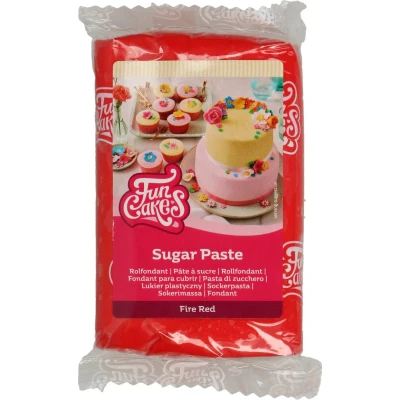 Afbeelding van FunCakes Rolfondant Fondant voor Cupcakes en Taarten Rood 250g