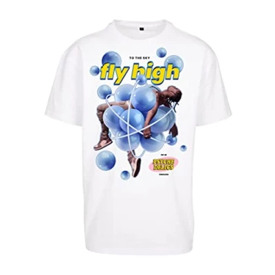 Afbeelding van Upscale by Mister Tee Bubblles Tshirt print, Heren, Maat: XXL, White