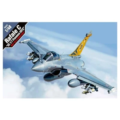 Afbeelding van 1:48 Academy 12346 Dassault Rafale C EC 1/7 Provence 2012 Plastic Modelbouwpakket