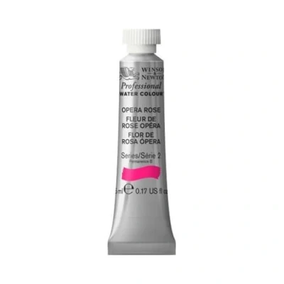 Afbeelding van Winsor &amp; Newton 8840536 Professional Water Colour, fijnste kunstenaars aquarelverf met de hoogst mogelijke pigmentatie, uitstekende lichtechtheid 5ml Tube, Opera Rose