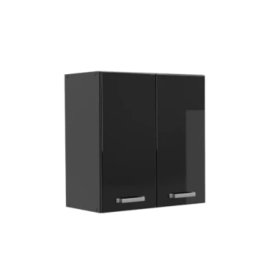 Afbeelding van Vicco Hangkast R Line, Zwart hoogglans/Antraciet, 60 cm