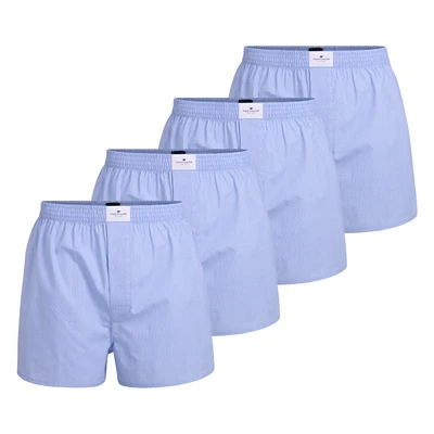 Afbeelding van TOM TAILOR Boxershorts blauw / zwart wit