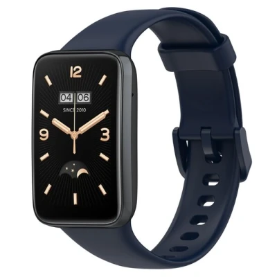 Afbeelding van Siliconen sportbandje Donkerblauw Xiaomi Smart band 7 Pro