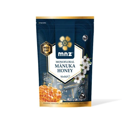 Afbeelding van Manuka New Zealand Honing MGO 100+ snappak 50 g