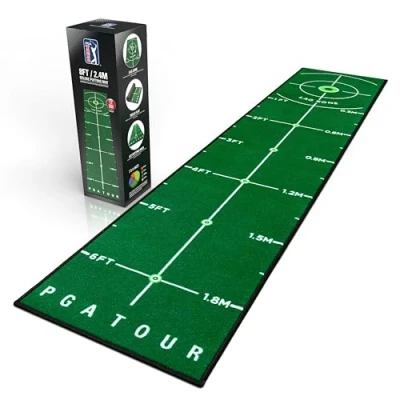 Afbeelding van PGA putting mat 240 x 50 cm Leer beter putten