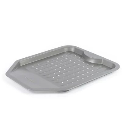 Afbeelding van Salter Essentials Chip Tray Non Stick Coating, Rectangular Baking Tray, Dishwasher Safe, Easy to Clean, Made in the UK, Durable Carbon Steel, Lightweight Oven Sheet, PFOA Free