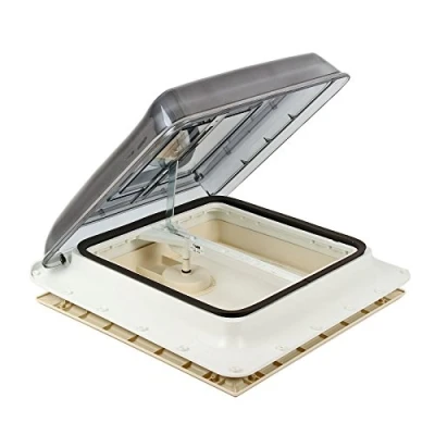 Afbeelding van wamovo Dakluik Vent 40x40 cm helder incl. afdichtmiddel voor caravan camper