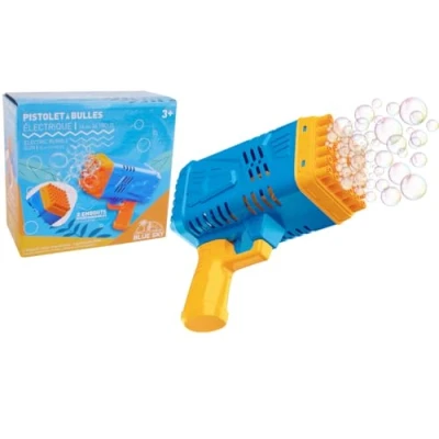 Afbeelding van BLUE SKY Elektrisch Bellenblaaspistool Zeepbellen Zwart Plastic 042879 Draadloos Speelgoed Kind Buitenspel Zomerspel Verjaardag Vanaf 3 jaar