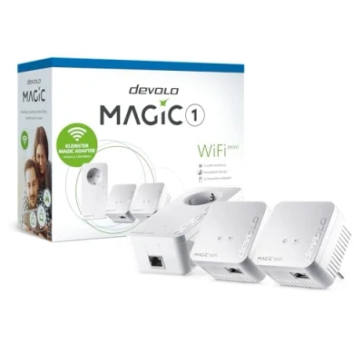 Afbeelding van Devolo Magic 1 WiFi mini Network Kit 1200 Mbit/s Ethernet LAN Wi Fi Wit