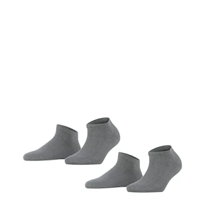 Afbeelding van FALKE Happy DP sneakersokken set van 2 grijs