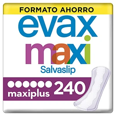 Afbeelding van Evax Salvaslip Maxiplus, 240 stuks, geparfumeerd, zacht als katoen met geurloze technologie