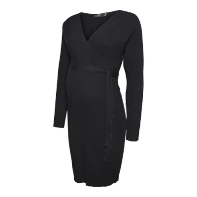 Afbeelding van Vero Moda Geschnitten Vausschnitt Etuijurk, Dames, Maat: Small, Black