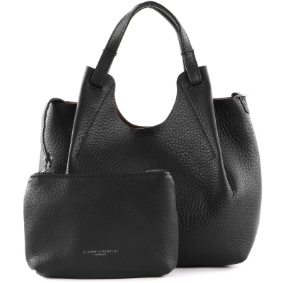 Afbeelding van GIANNI CHIARINI handtas schoudertas Handbag Nero Castoro zwart