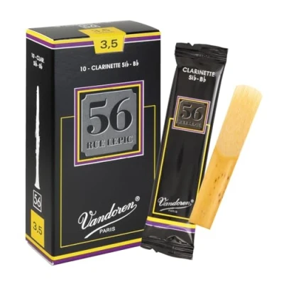Afbeelding van Vandoren Bb Klarinet 56 Rue Lepic Rieten 3.5 10 Stuks Verpakking