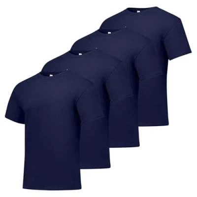 Afbeelding van Hanes Overhemd voor heren, marineblauw, L