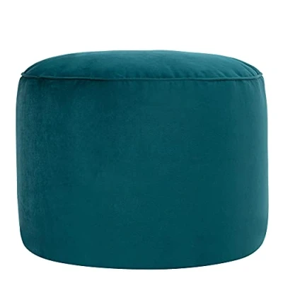 Afbeelding van icon &quot;Milano&quot; Fluwelen Hocker, Teal Groen, XXL Zitzak Stoel met Vulling, Poef, Woonkamerzitzakken