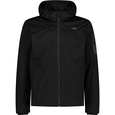 Afbeelding van Cmp Zip Hood 39a5027 Softshelljack Zwart 4XL Man