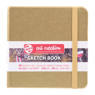 Afbeelding van Schetsboek Talens Art Creation goudgeel 12x12cm 140gr 80vel