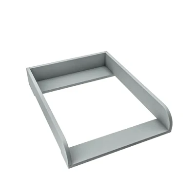 Afbeelding van REGALIK Aankleedopzetstuk voor Malm IKEA 72cm x 50cm Afneembaar aankleedtafelopzetstuk commode in as Afgesloten met ABS materiaal 2 mm afgeronde frontplaten