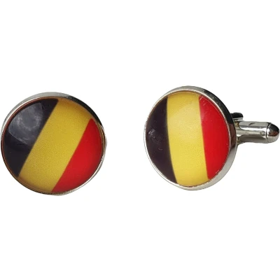 Afbeelding van Belgische vlag manchetknopen