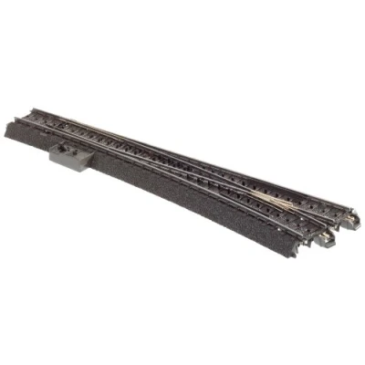 Afbeelding van H0 Märklin C rails (met ballastbed) 24712 Wissel, Slank, Rechts 12.1 Met handbediening 236.1 mm