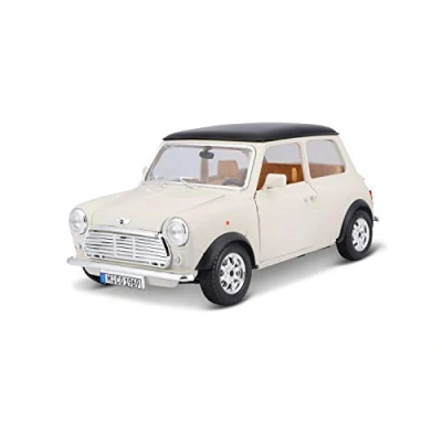 Afbeelding van Bauer Spielwaren 18 12036W Mini Cooper &#039;69 modelauto in schaal 1:16, beige