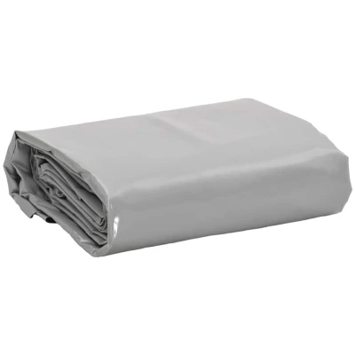 Afbeelding van vidaXL Dekzeil 650 g/m² 4x6 m grijs