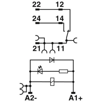 Afbeelding van Phoenix Contact RIF 1 RPT LDP 24DC/1X21MS Relaismodule 10 stuk(s)