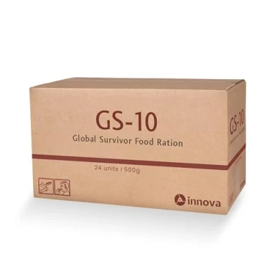 Afbeelding van GS 10 Global Survivor Emergency Food 24 x 500 gram eenheid langdurige voeding product hermetisch verzegeld