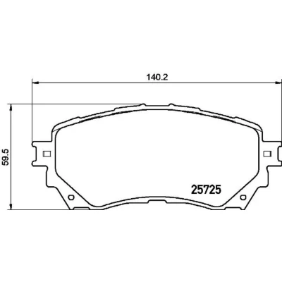 Afbeelding van Brembo Remblokset P 49 048
