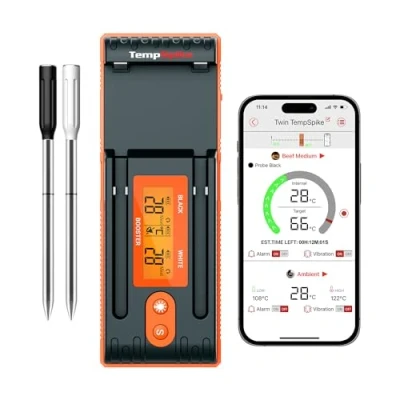 Afbeelding van ThermoPro Twin TempSpike Draadloze Vleesthermometer: Voor Perfect Gegaard Vlees