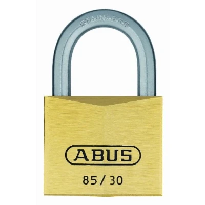 Afbeelding van ABUS 04800 messing hangslot met 226 gelijksluitende roestvrijstalen sleutels