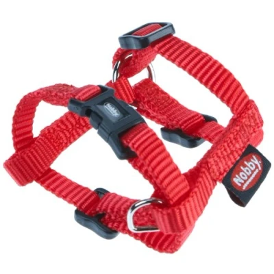Afbeelding van Nobby classic tuig nylon rood 9 14 x 1,4 + 20 cm 1 st