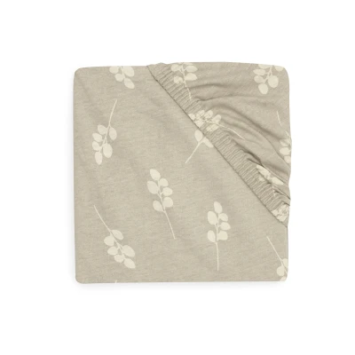 Afbeelding van Jollein Jersey Twig Wild Rose 40 x 80/90 cm Wieg Hoeslaken 511 501 67042
