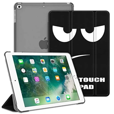 Afbeelding van Fintie Hoes voor iPad 9.7 Zoll 2018/2017, Ultradun Superlicht Beschermhoes met Transparante Achterkant Cover Automatische Slaap waakfunctie 9.7&quot; 6. Generation / 5. Generation, Dont Touch