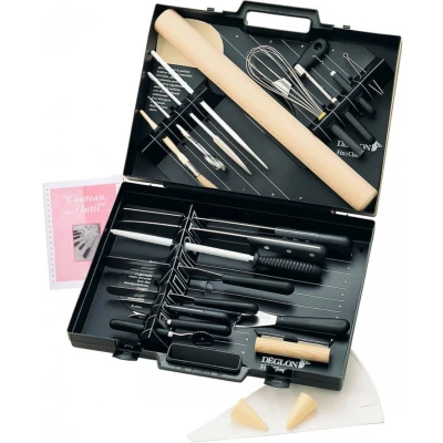 Afbeelding van Déglon Zwarte Koffer D2 23 Delige Professionele Pastry Set