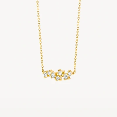 Afbeelding van Blush Ketting 3191YZI 14k goud met zirkonia Colliers + Hanger 14 Karaat