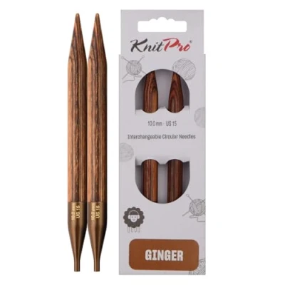 Afbeelding van KnitPro Ginger interchan. Naald Tips Speciaal 10.00mm 3st