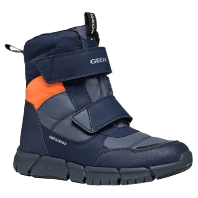Afbeelding van Geox J Flexyper Boy B ABX enkellaarsjes, avio fluoorange, 37 EU