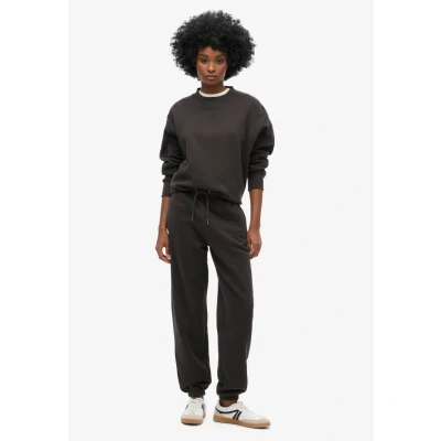 Afbeelding van Superdry Vrouwen Essential Logo Joggingbroek met Enkelboorden Bruin Grootte: 42